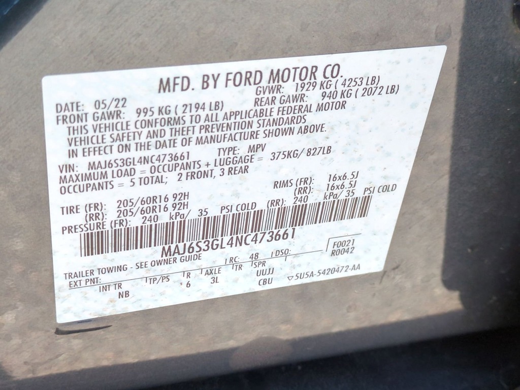 2022 Ford EcoSport SE 19