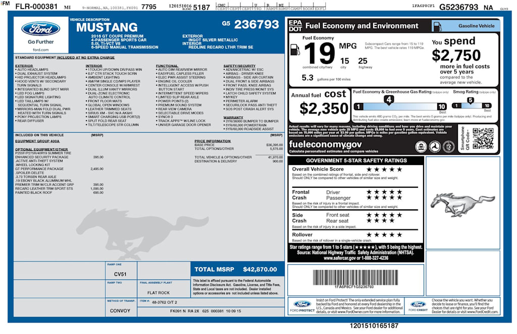 Thumbnail: 2016 Ford Mustang - 11