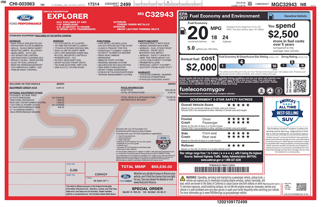 Thumbnail: 2021 Ford Explorer - 18