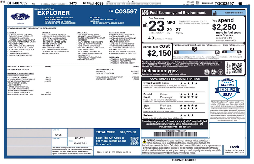 Thumbnail: 2026 Ford Explorer - 12