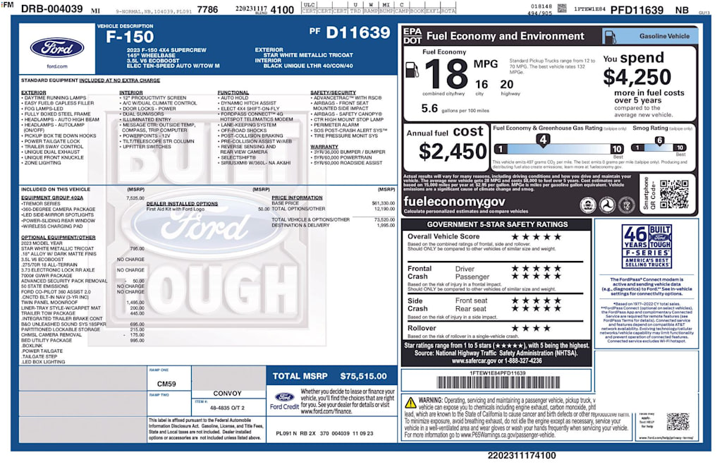 Thumbnail: 2023 Ford F-150 - 20