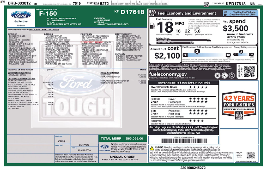 Thumbnail: 2019 Ford F-150 - 17