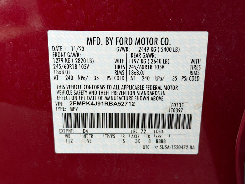 Thumbnail: 2024 Ford Edge - 36