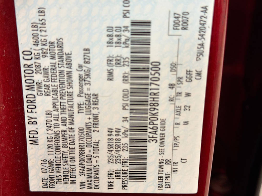 Thumbnail: 2017 Ford Fusion - 36