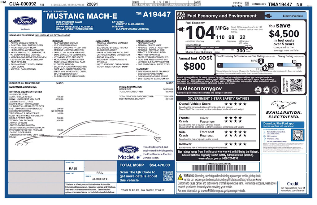 Thumbnail: 2026 Ford Mustang Mach-E - 9