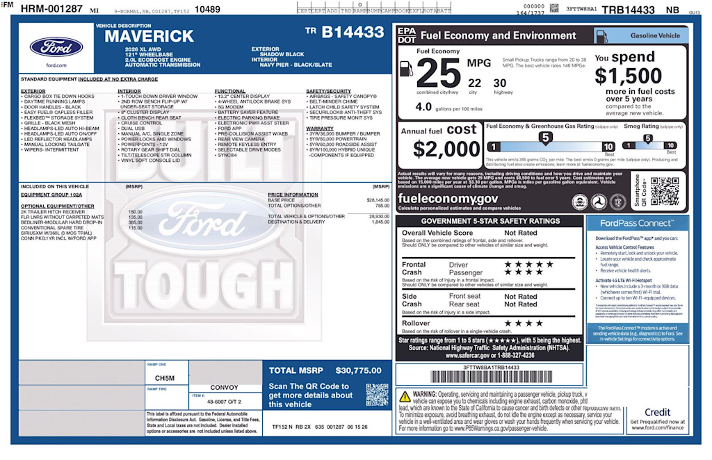 Thumbnail: 2026 Ford Maverick - 14