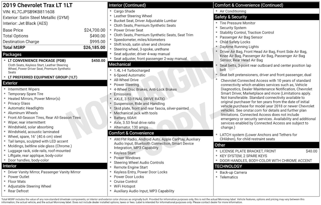 Thumbnail: 2019 Chevrolet Trax - 18