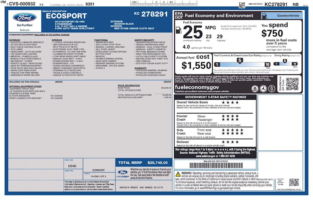 Thumbnail: 2019 Ford EcoSport - 19