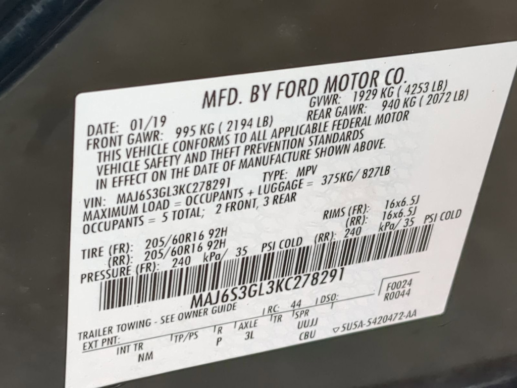 Thumbnail: 2019 Ford EcoSport - 35