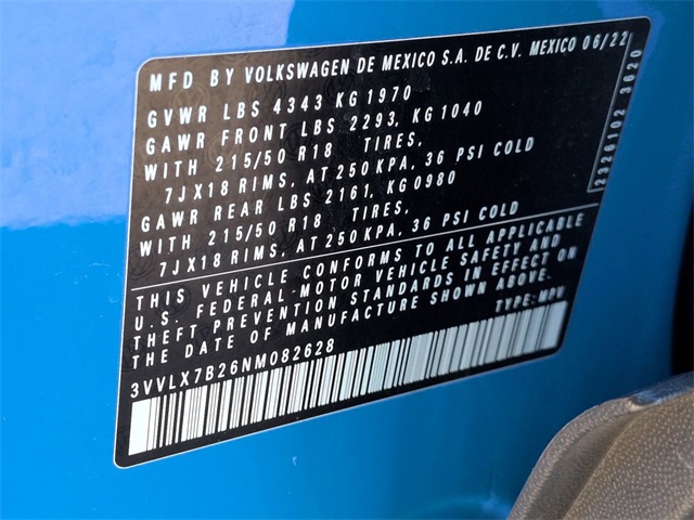 Thumbnail: 2022 Volkswagen Taos - 20