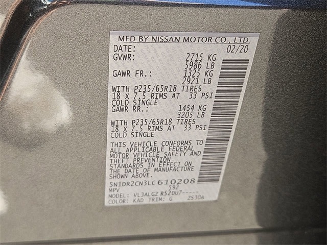 Thumbnail: 2020 Nissan Pathfinder - 20