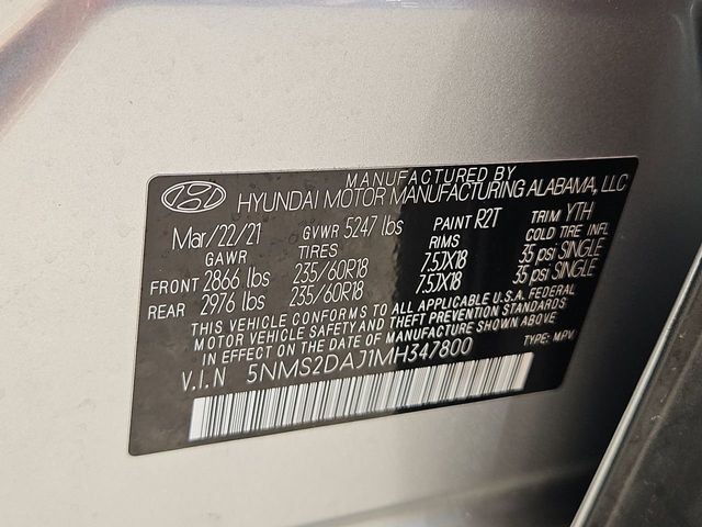 Thumbnail: 2021 Hyundai Santa Fe - 20