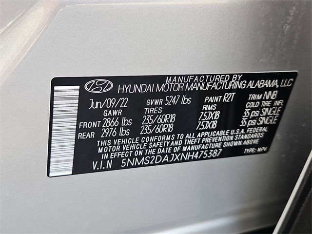 Thumbnail: 2022 Hyundai Santa Fe - 20