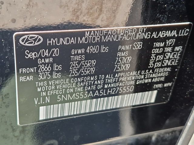 Thumbnail: 2020 Hyundai Santa Fe - 20