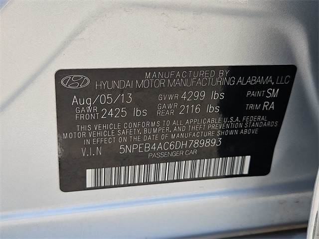 2013 Hyundai Sonata GLS 20