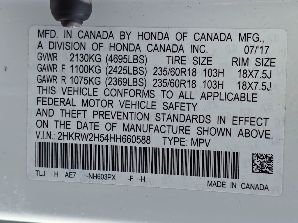 Thumbnail: 2017 Honda CR-V - 20