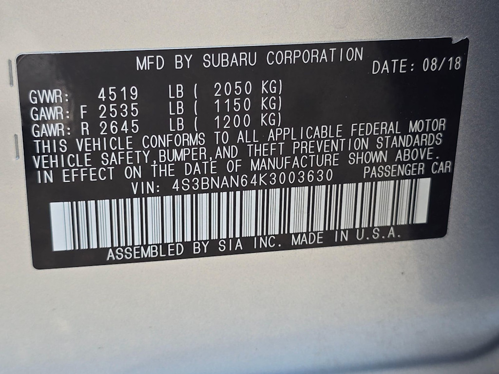 Thumbnail: 2019 Subaru Legacy - 21