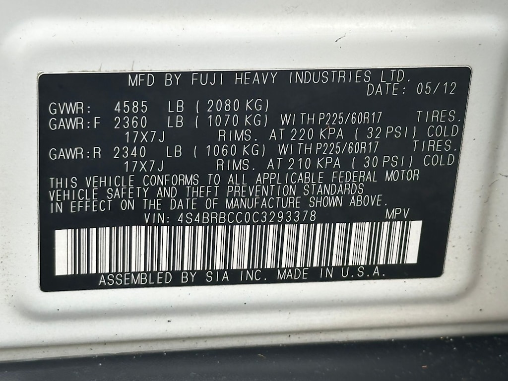 Thumbnail: 2012 Subaru Outback - 19