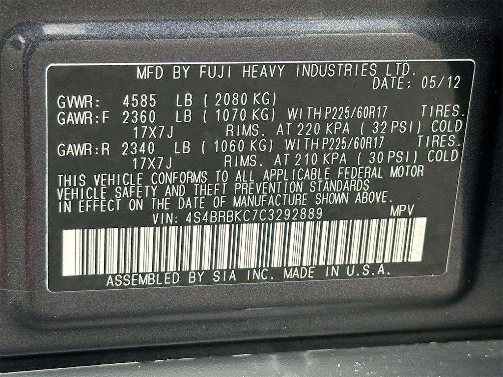 Thumbnail: 2012 Subaru Outback - 18