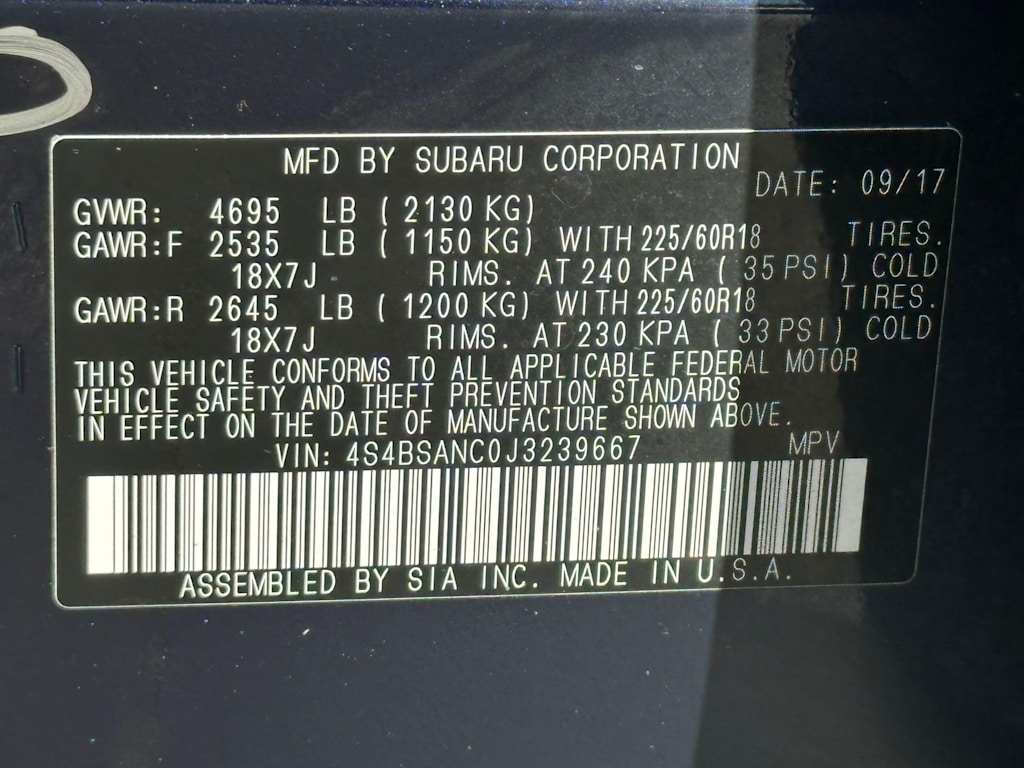 Thumbnail: 2018 Subaru Outback - 18