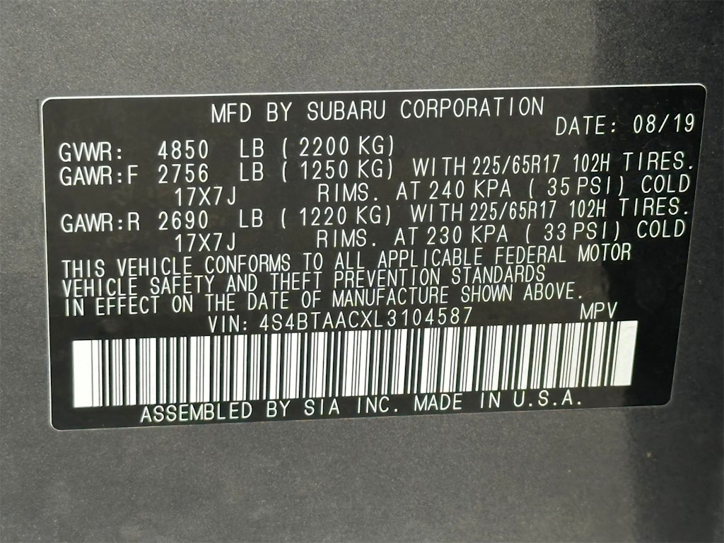 Thumbnail: 2020 Subaru Outback - 19