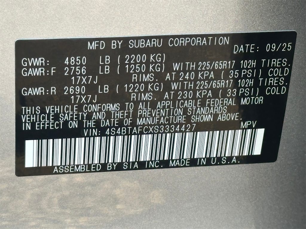 Thumbnail: 2025 Subaru Outback - 18