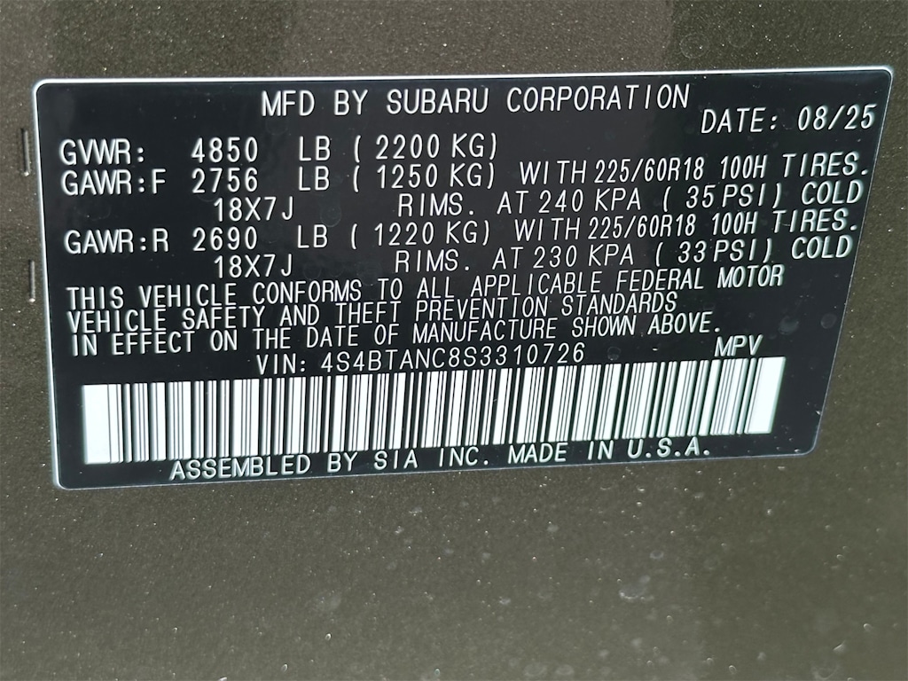 Thumbnail: 2025 Subaru Outback - 18