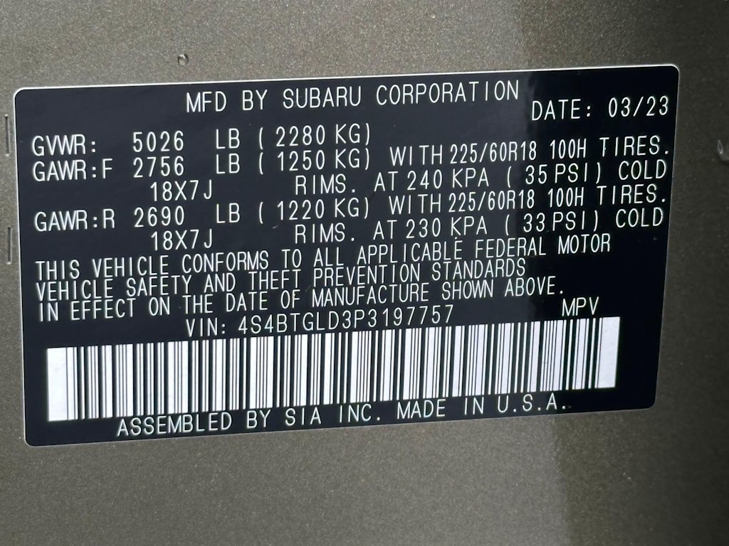 Thumbnail: 2023 Subaru Outback - 19