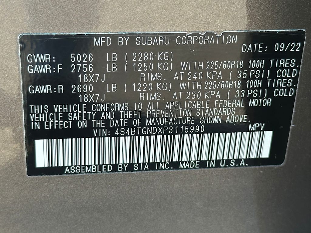 Thumbnail: 2023 Subaru Outback - 19