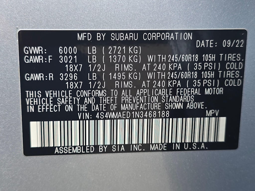 Thumbnail: 2022 Subaru Ascent - 20