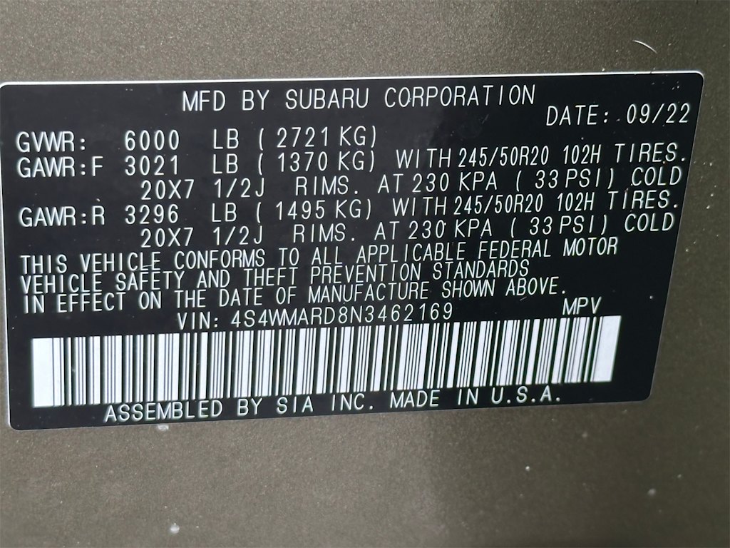 Thumbnail: 2022 Subaru Ascent - 19