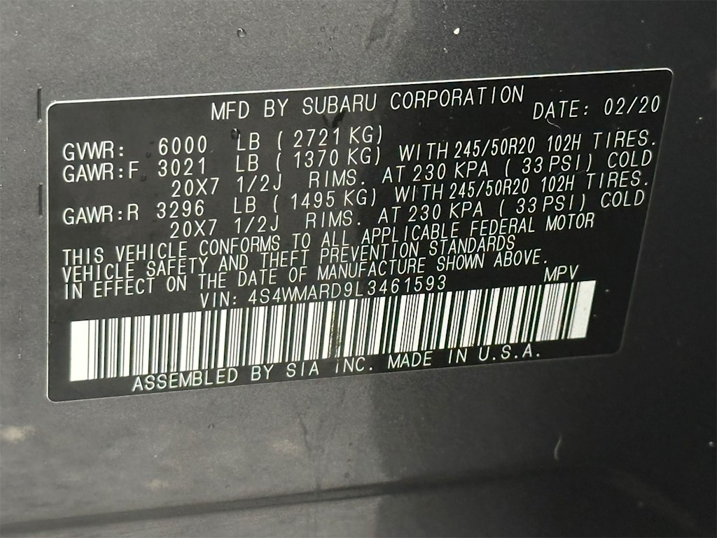 Thumbnail: 2020 Subaru Ascent - 18