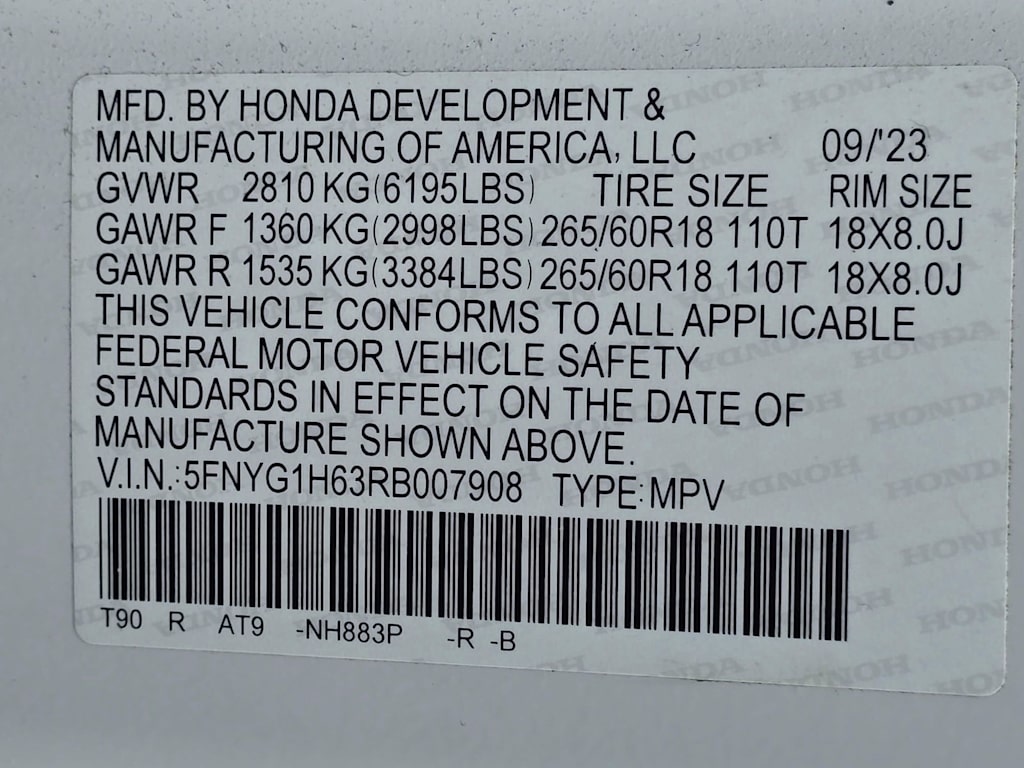 Thumbnail: 2024 Honda Pilot - 20
