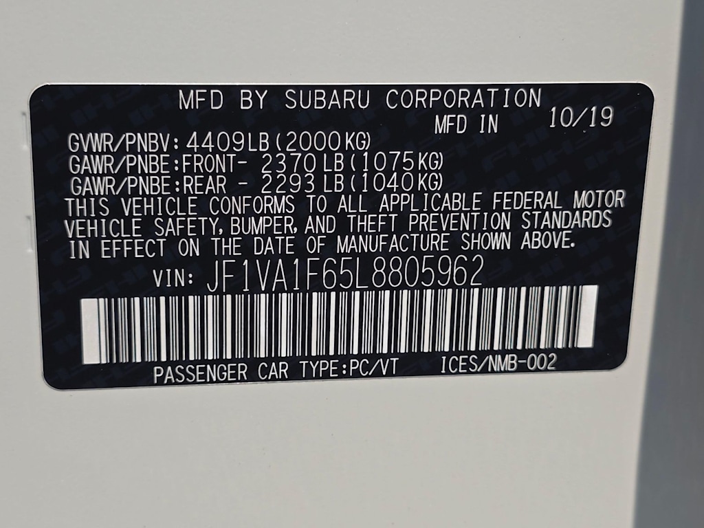 Thumbnail: 2020 Subaru WRX - 21