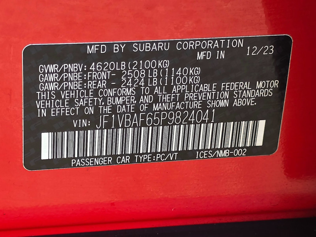 Thumbnail: 2023 Subaru WRX - 20
