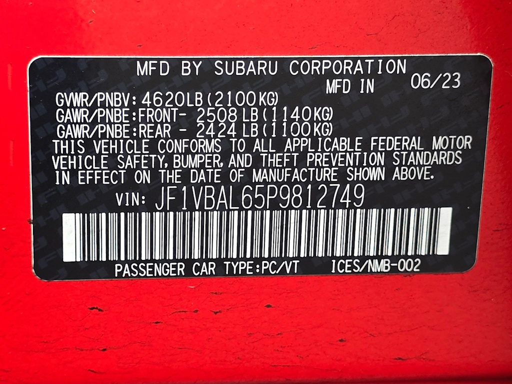Thumbnail: 2023 Subaru WRX - 21