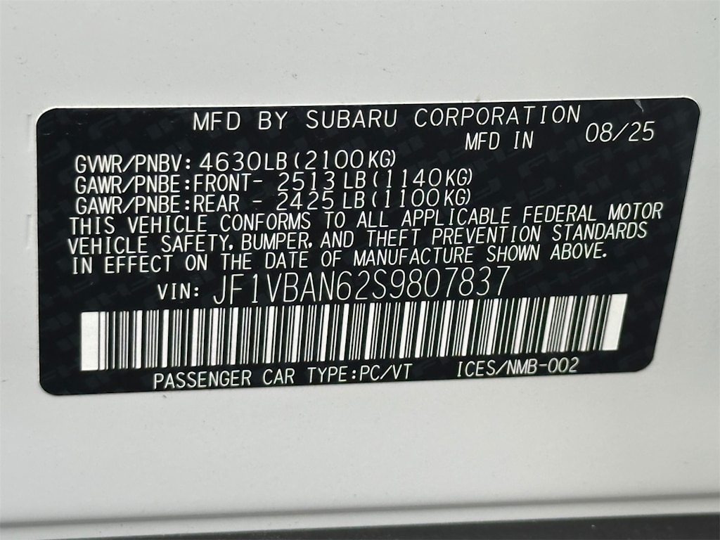 Thumbnail: 2025 Subaru WRX - 18