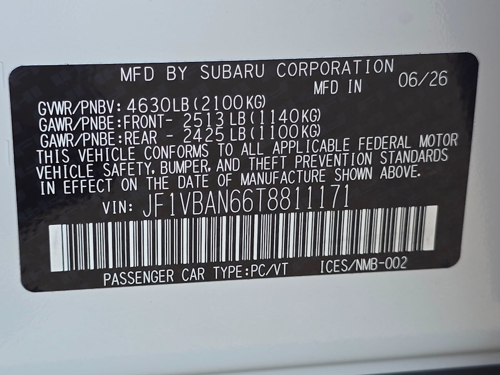 Thumbnail: 2026 Subaru WRX - 13
