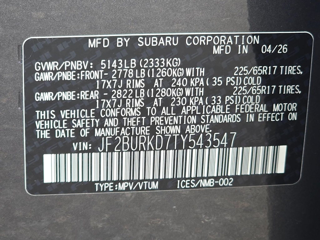 Thumbnail: 2026 Subaru Outback - 19