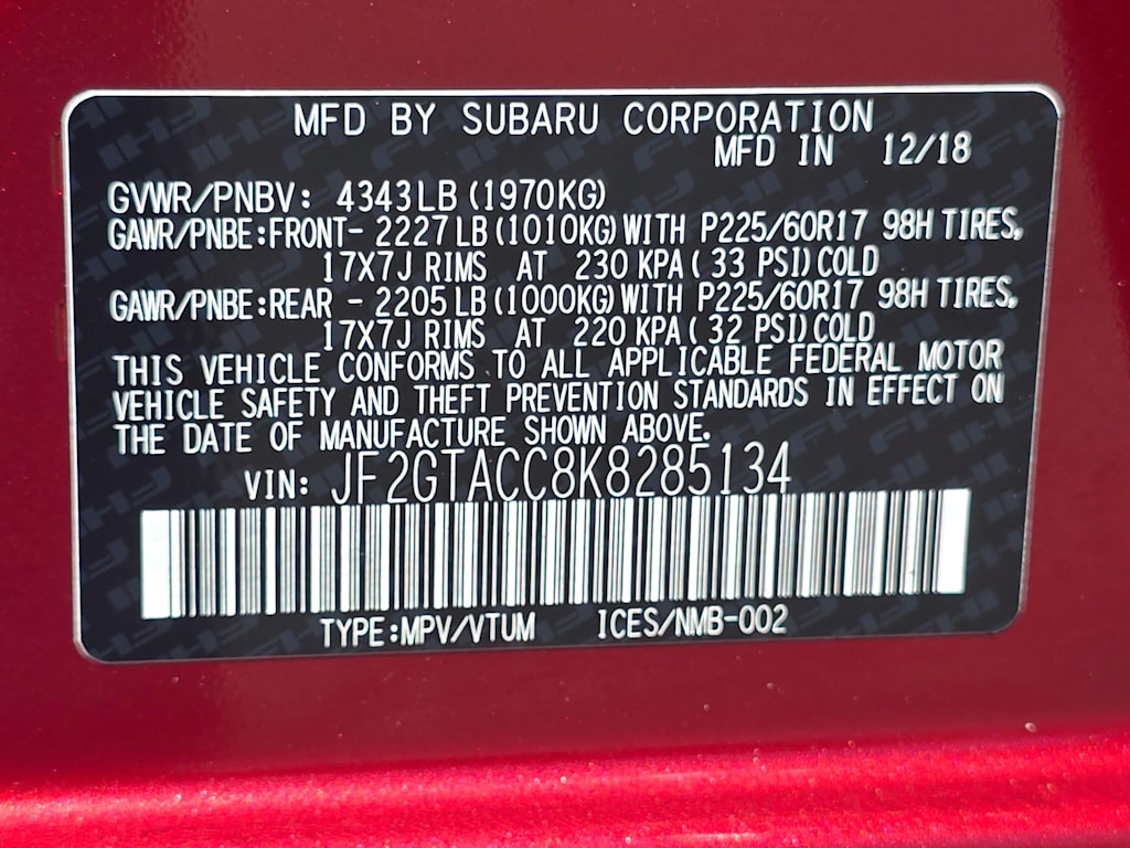 Thumbnail: 2019 Subaru Crosstrek - 21