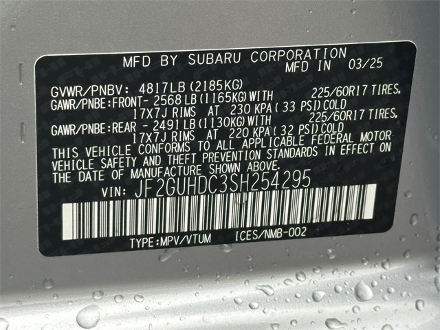 2025 Subaru Crosstrek Premium 19