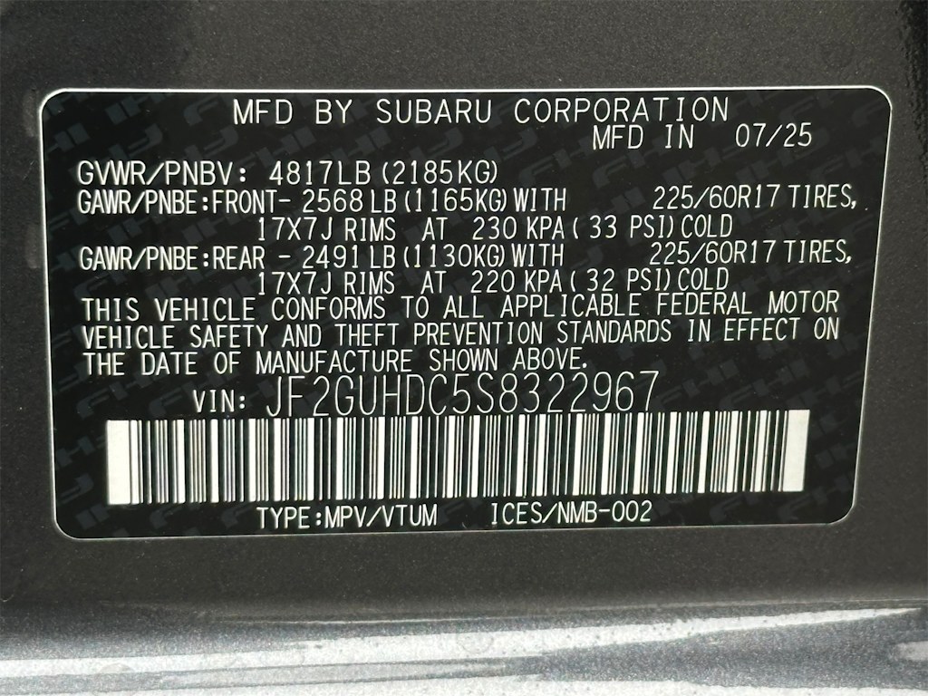 Thumbnail: 2025 Subaru Crosstrek - 19