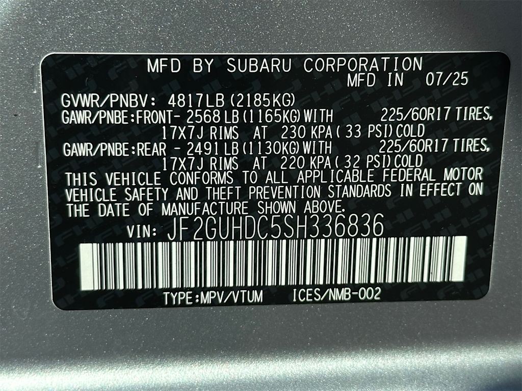 Thumbnail: 2025 Subaru Crosstrek - 19