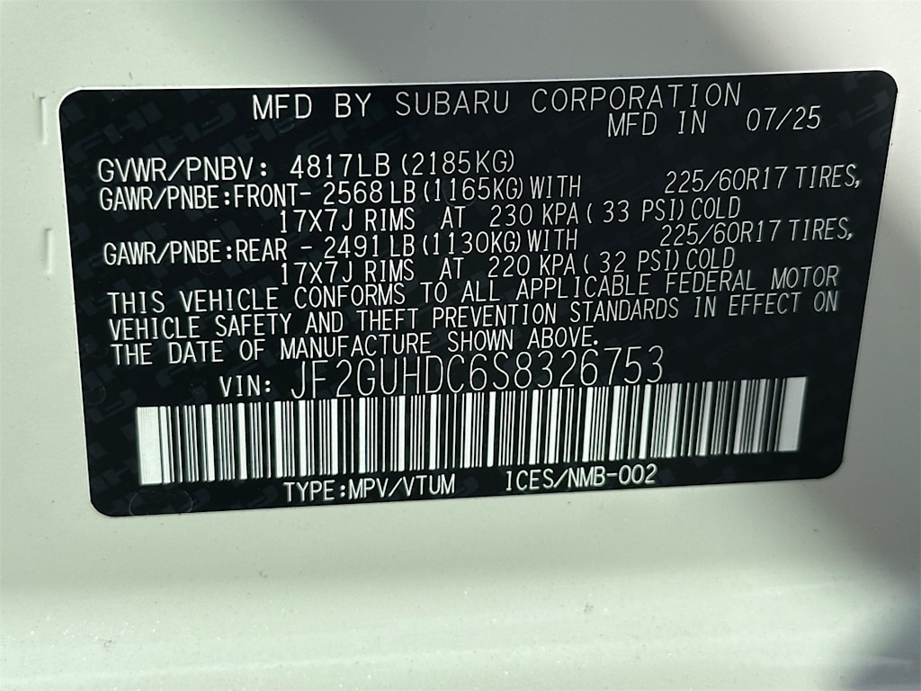 Thumbnail: 2025 Subaru Crosstrek - 19