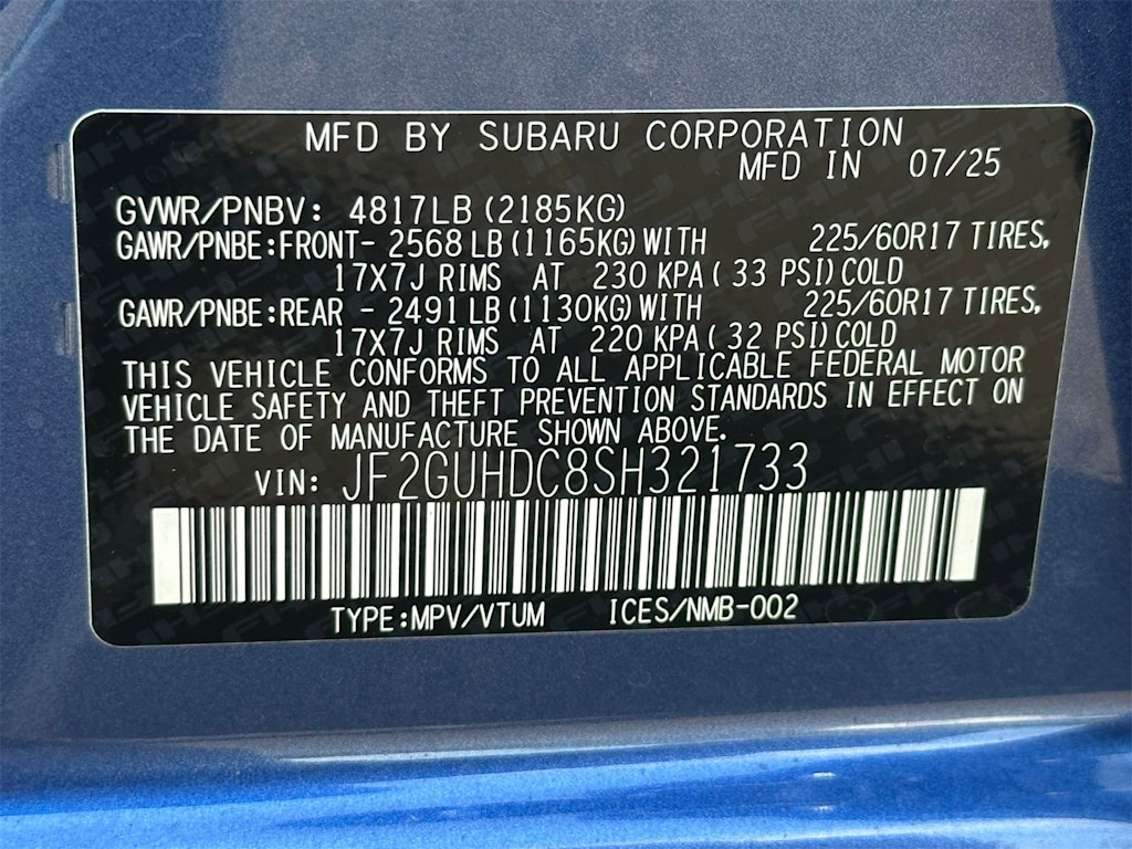 Thumbnail: 2025 Subaru Crosstrek - 19