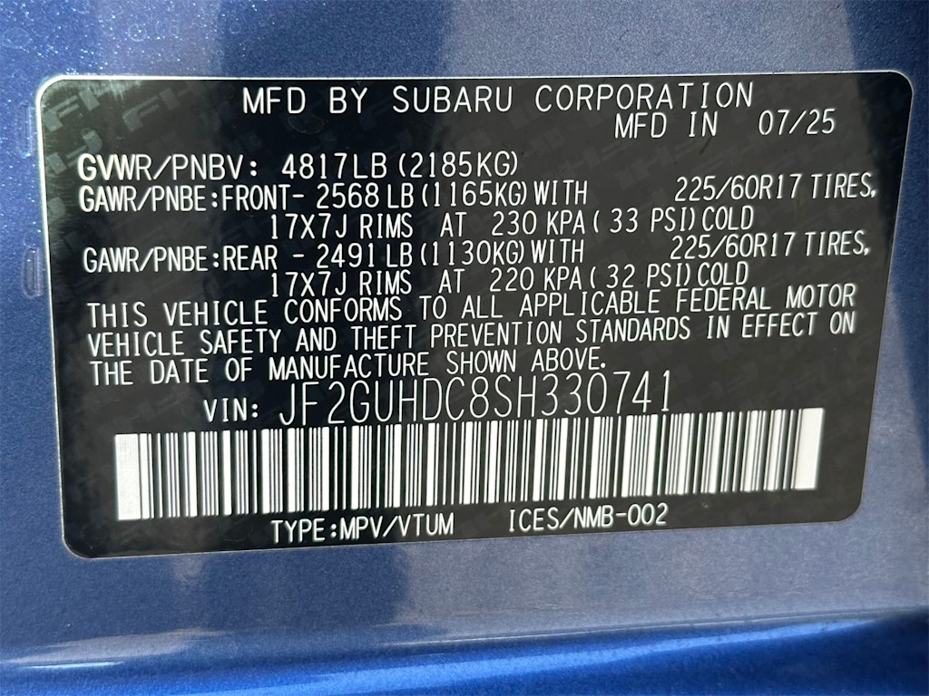 Thumbnail: 2025 Subaru Crosstrek - 19