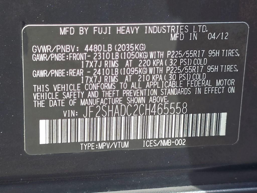 Thumbnail: 2012 Subaru Forester - 21