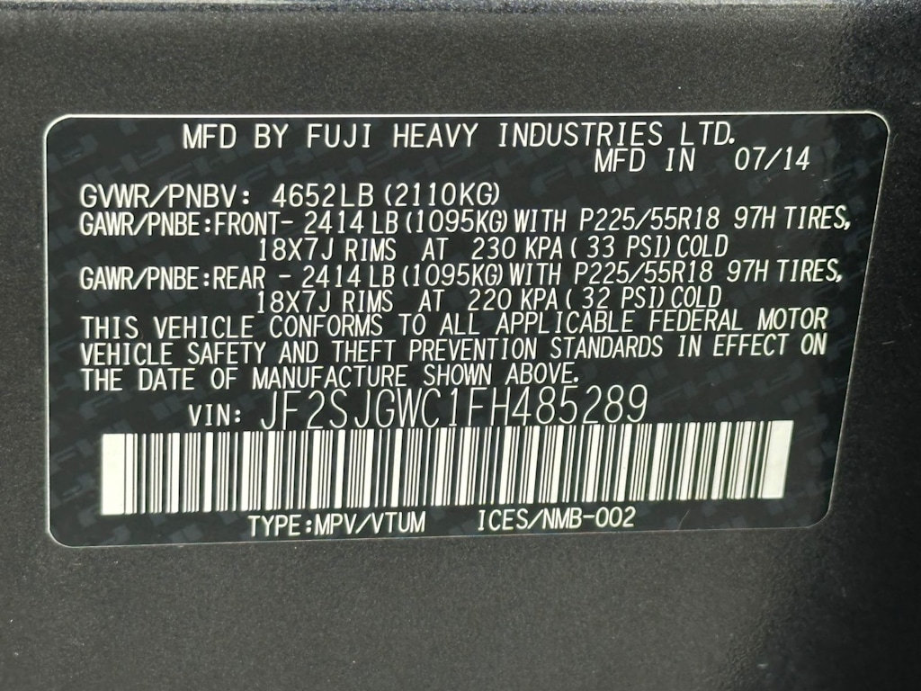 Thumbnail: 2015 Subaru Forester - 20