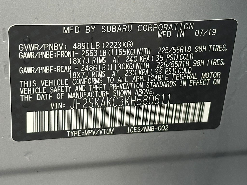 Thumbnail: 2019 Subaru Forester - 18