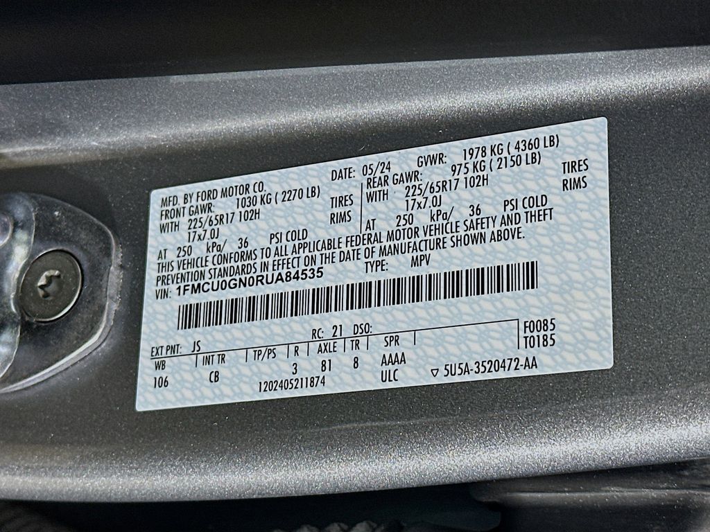 Thumbnail: 2024 Ford Escape - 21